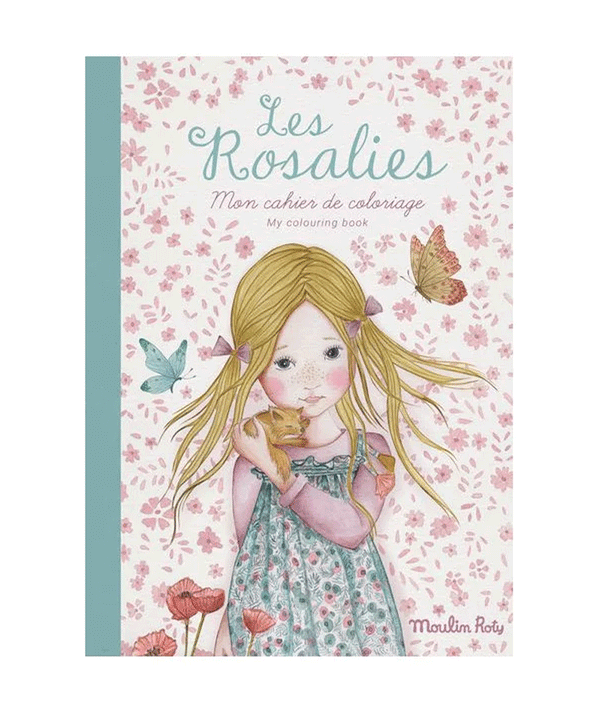 Les Rosalies Colouring Book by Moulin Roty