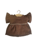 Chocolate Daisy Dress for Baby Doll by Minikane
