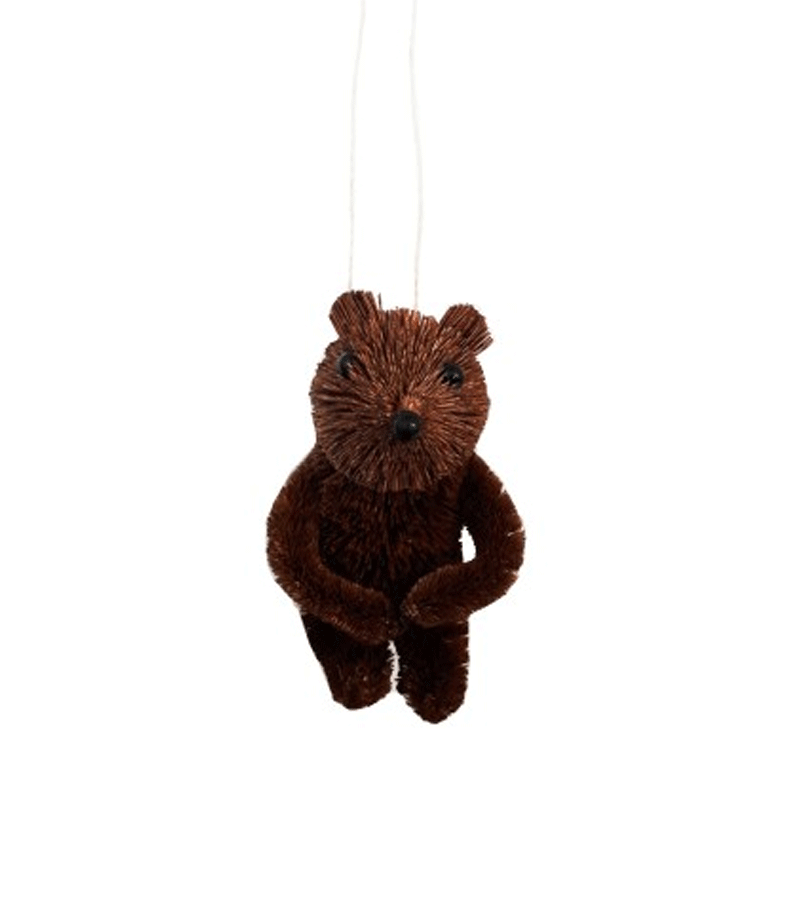 Bristle Bear Ornament