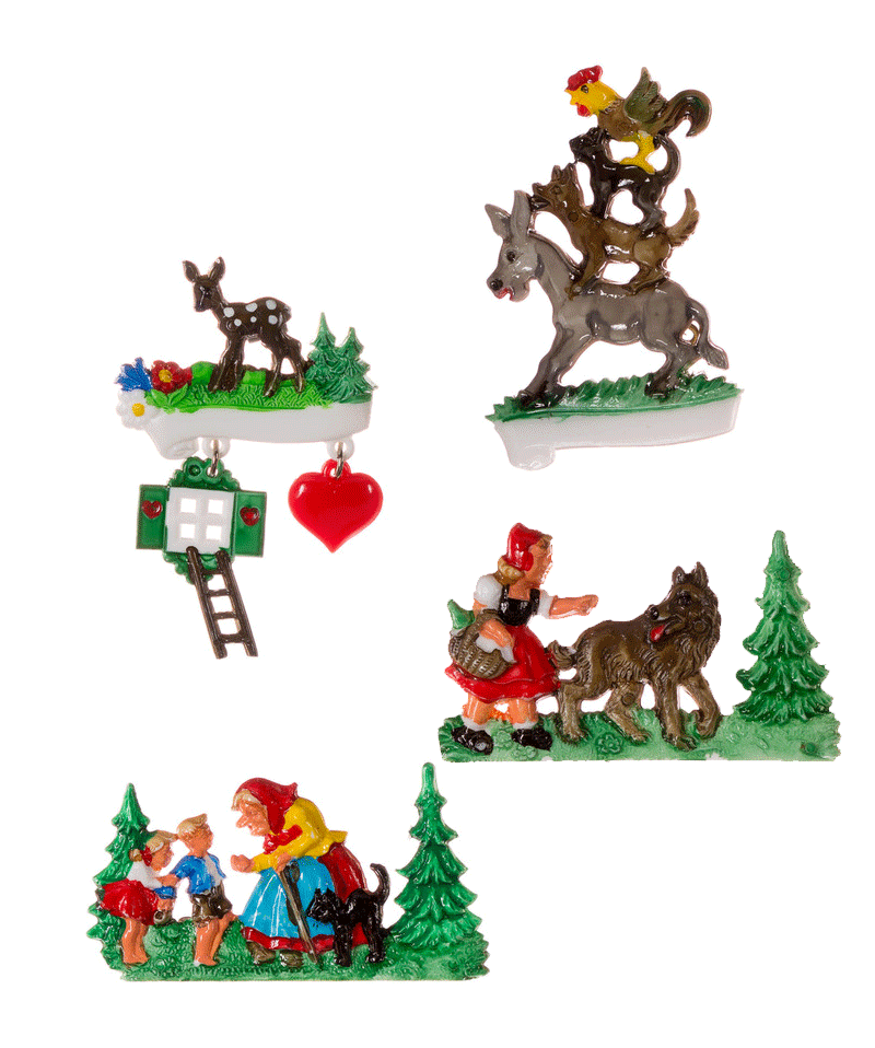 Retro Fairytale Broche - Niddle Noddle