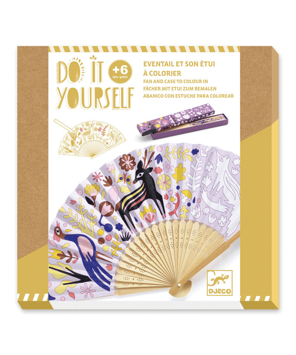 Do it Yourself - Woodland Beauty Fan by Djeco - Niddle Noddle