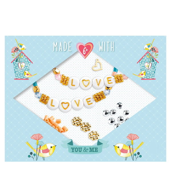 Love Letter You & Me Jewellery making Kit by Djeco
