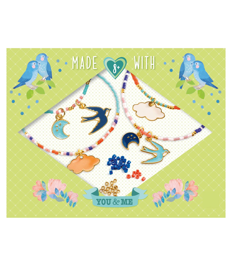 Sky and Birds You & Me Jewellery making Kit by Djeco