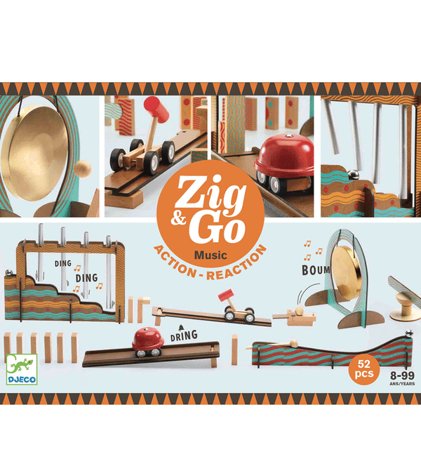 Zig & Go -Music 52 pcs Marbel Run by Djeco - Niddle Noddle