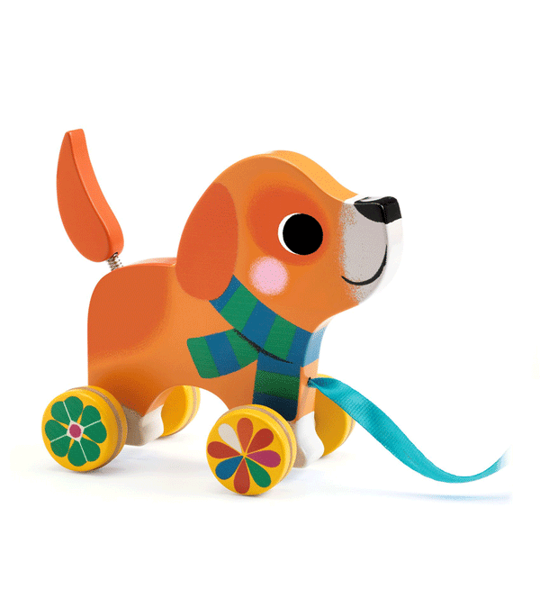 Lou Dog Pull Along by Djeco