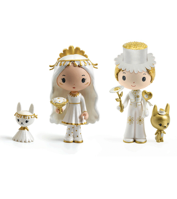 Marguerite & Leopold Tinyly Doll Figures by Djeco