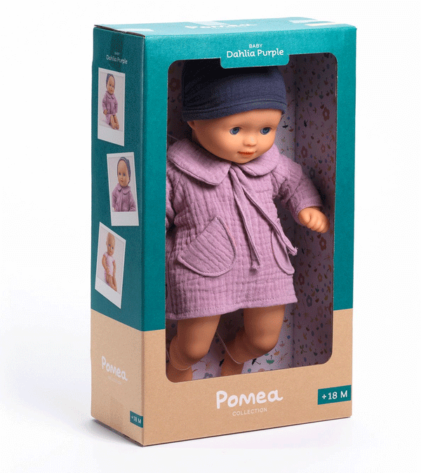 Pomea Baby Dahlia Doll by Djeco