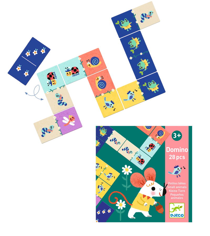 Small Animals Domino by Djeco