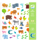 160 Animal Stickers by Djeco”
