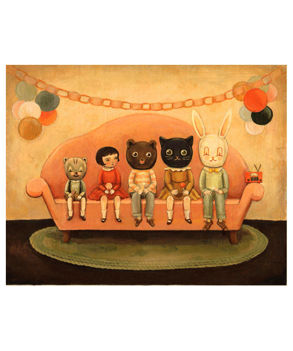 Costume Party Print by Black Apple