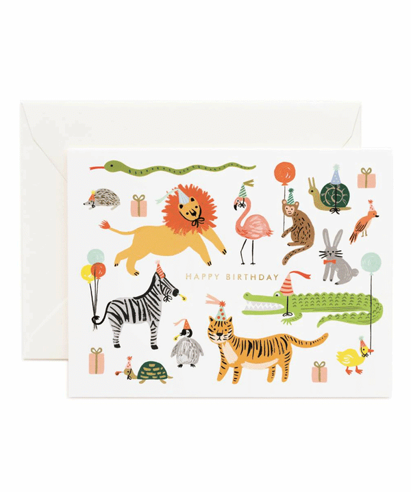 Party Animals Card by Rifle Paper Co.