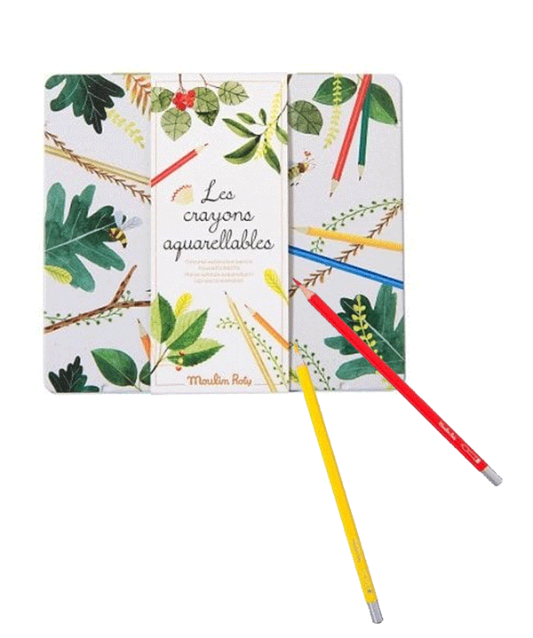 Le Jardin Set of Watercolour Pencils by Moulin Roty