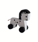 Little Black and White Wooden Horse