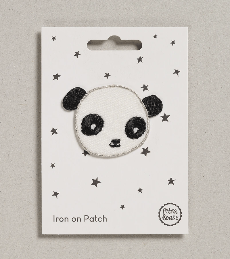 Panda Iron on Patch by Petra Boase